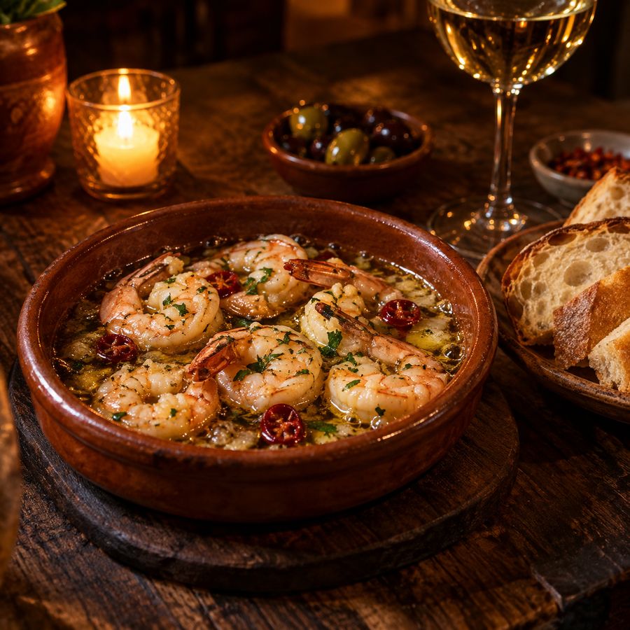 Gambas al ajillo